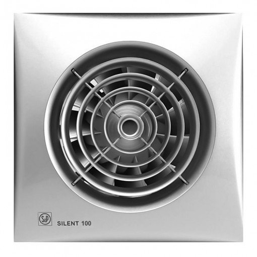Витяжний вентилятор Soler&Palau Silent-100 CHZ Silver   Витяжний вентилятор Soler&Palau Silent-100 CHZ Silver