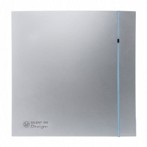 Вытяжной вентилятор Soler&Palau Silent-100 CRZ Silver Design   Вытяжной вентилятор Soler&Palau Silent-100 CRZ Silver Design