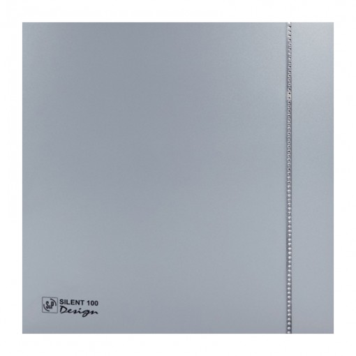 Витяжний вентилятор Soler & Palau Silent-100 CZ Silver Design Swarovski   Витяжний вентилятор Soler & Palau Silent-100 CZ Silver Design Swarovski