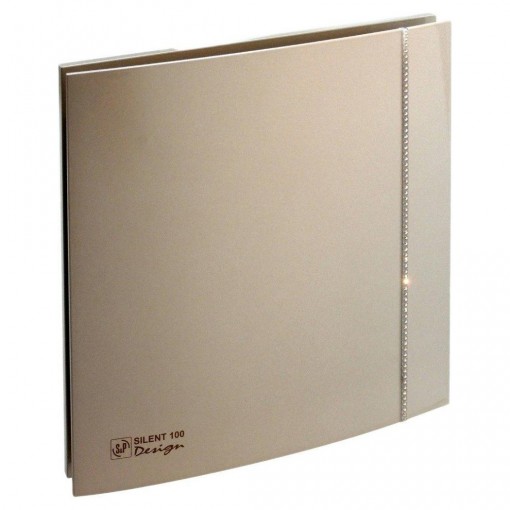 Вытяжной вентилятор Soler&Palau Silent-100 CZ Champagne Design Swarovski   Вытяжной вентилятор Soler&Palau Silent-100 CZ Champagne Design Swarovski