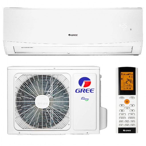  Кондиціонер настінний GREE LOMO WiFi DC inverter GWH12QC-K6DND2D WHITE 