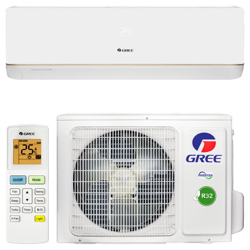 Кондиціонер настінний GREE Bora DC Inverter R32 GWH24AAD-K6DNA5A   Кондиціонер настінний GREE Bora DC Inverter R32 GWH24AAD-K6DNA5A