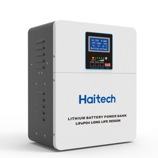 Батарея Haitech LiFePO4 Li-Wall 24(25.6)V 100AH 2,56 kW/h зображення 5