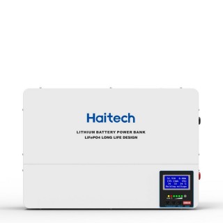 Батарея Haitech LiFePO4 Li-Wall 48(51.2)V 100AH 5,12 kW/h зображення 1